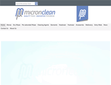 Tablet Screenshot of micronclean.eu